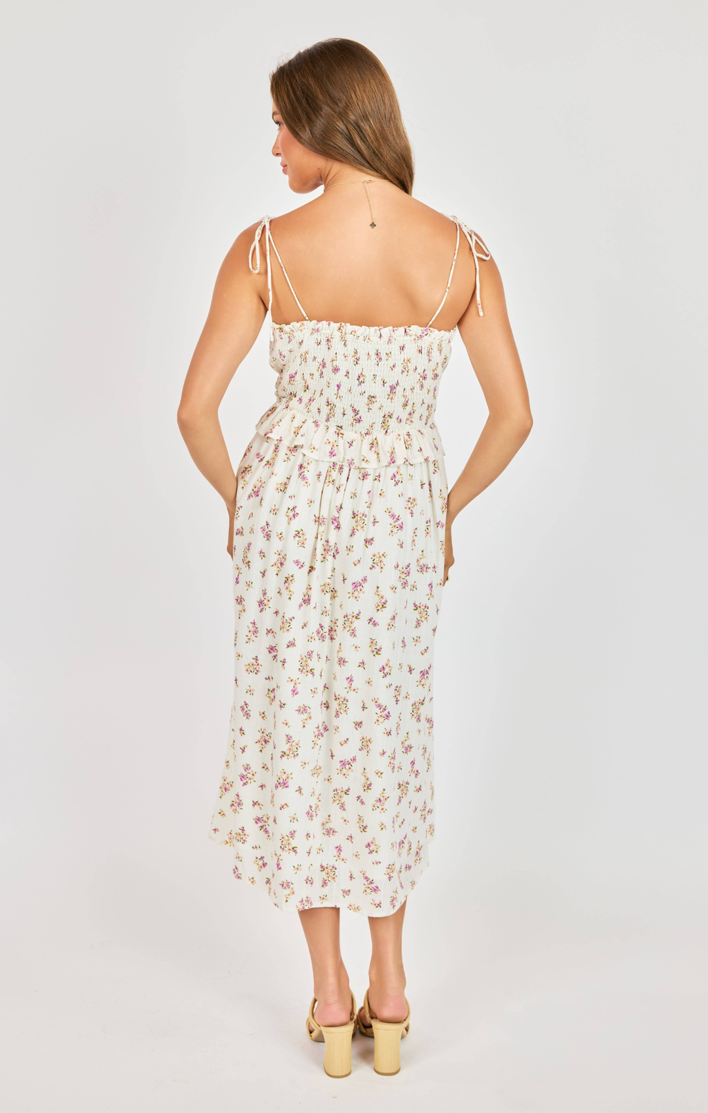 Bouquet Sweetheart Midi Dress