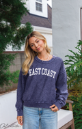 East Coast Cropped Vintage Pullover