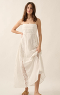 Emma Crochet Lace Maxi Dress