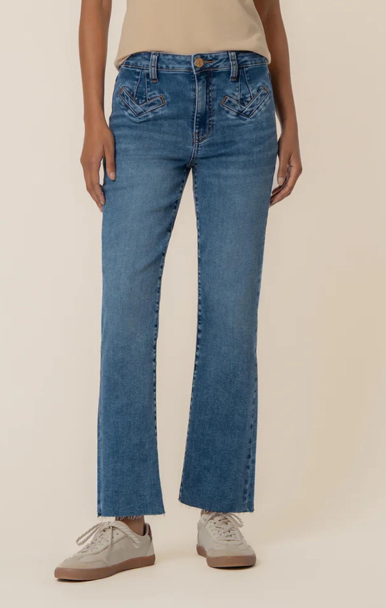 Kelsey High Rise Ankle Flare