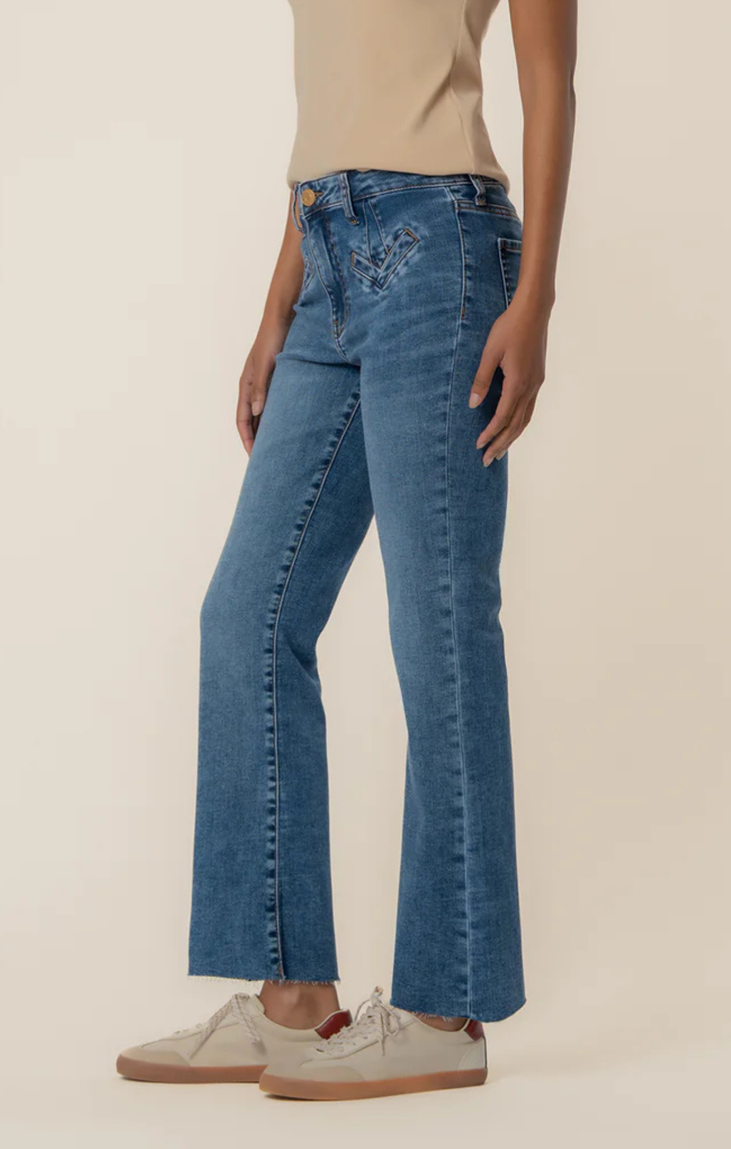 Kelsey High Rise Ankle Flare
