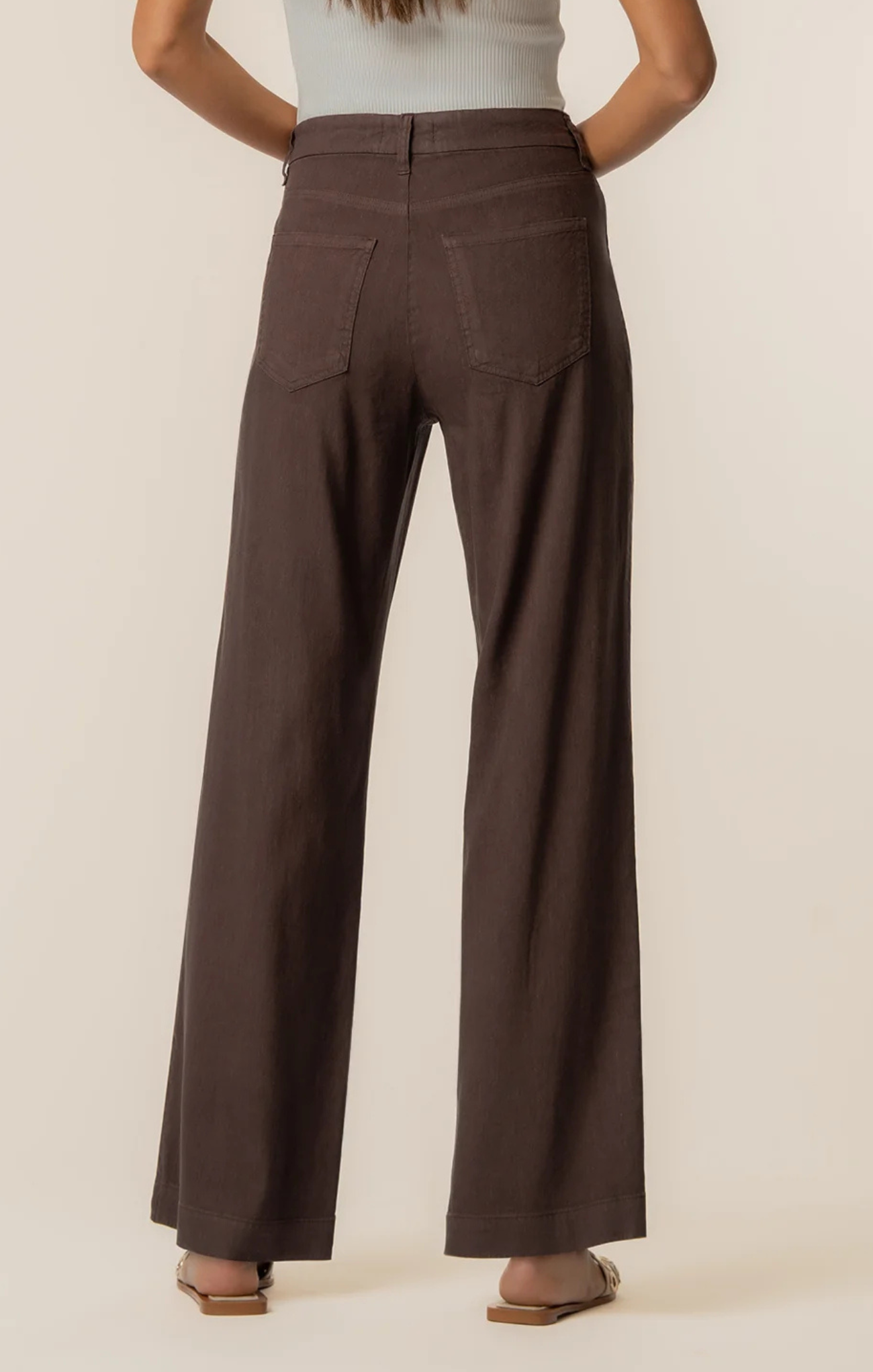 Meg High Rise Wide Straight Pant