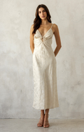 Cressida Floral Keyhole Midi Dress