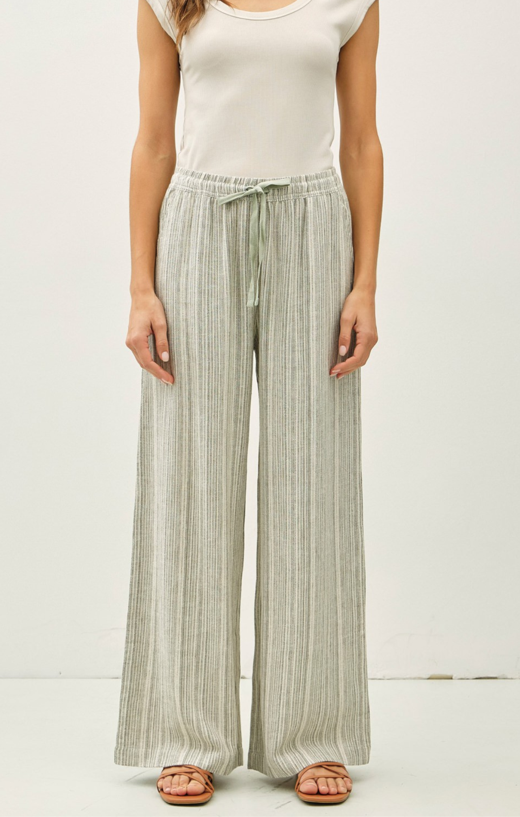 Ophelia Linen Wide Leg Pants